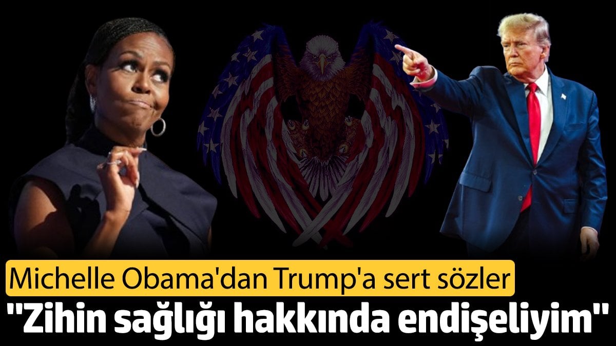 Michelle Obama’dan Trump’a sert sözler: Zihin sağlığı hakkında endişeliyim